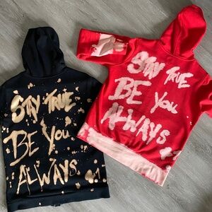 Handmade bleach custom jacket